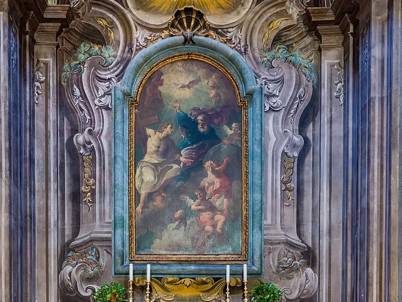 1683-Giovan Francesco Gaggini - Altare della Trinità nella Chiesa di San Francesco d'Assisi a Brescia